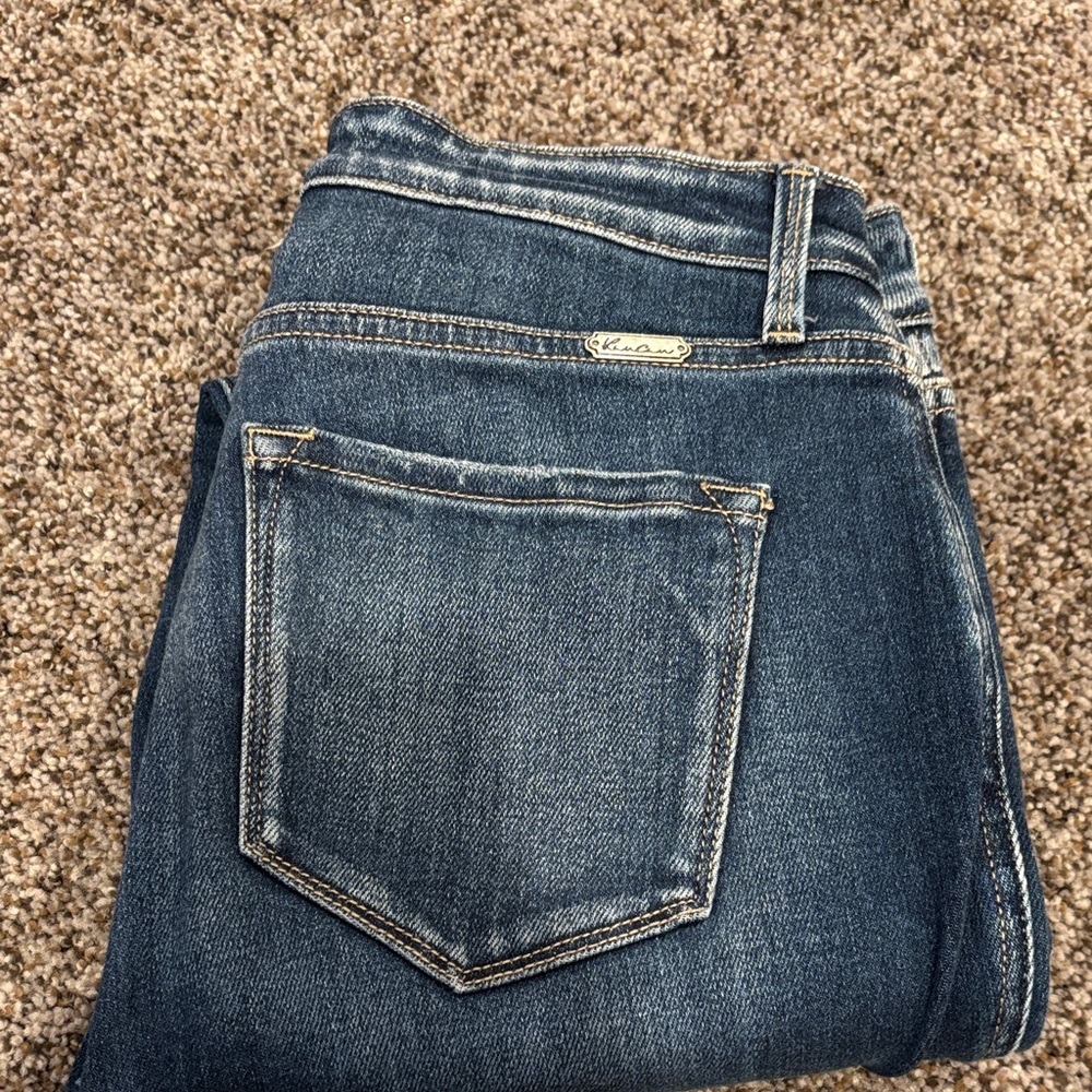 KanCan High Rise Button Fly Distressed Jeans - Picture 6 of 6